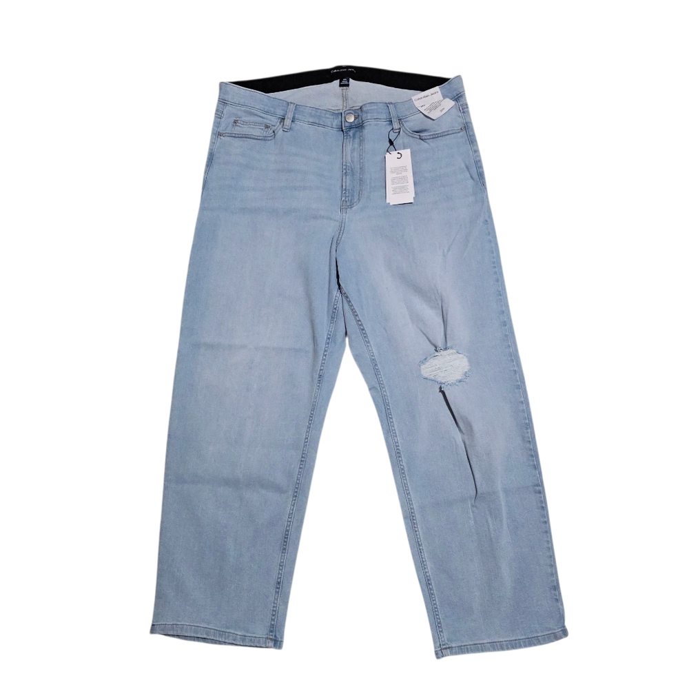CALVIN KLEIN Jeans High Rise Straight Womens Plus Size 20W